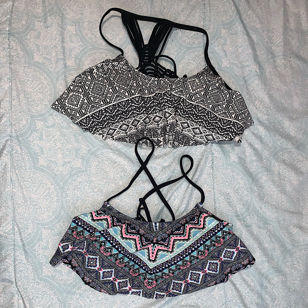 2 bikini tops